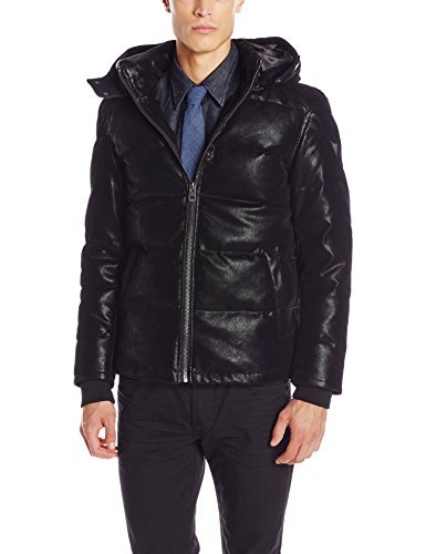 suede puffer jacket mens