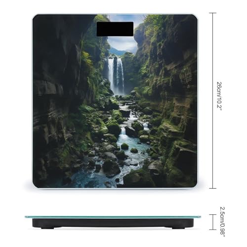Báscula Digital de Baño con Capacidad 400lb y Pantalla LCD miniatura 2