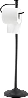 Toilet Paper Holder Free Standing,Sturdy Metal Toilet Paper Holders Stand