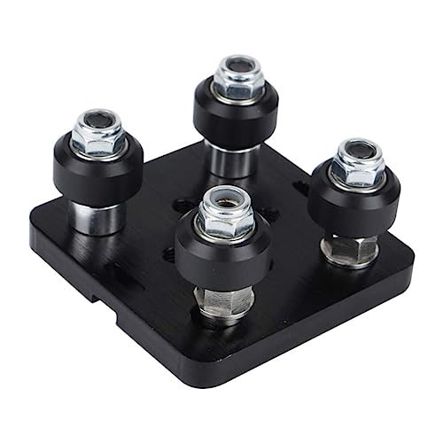 HEALSOPTHY 2040 Aluminum Profile Pulley Gantry Plate for 3d Printer Parts, Lightweight Aluminum Alloy with V-groove Rail