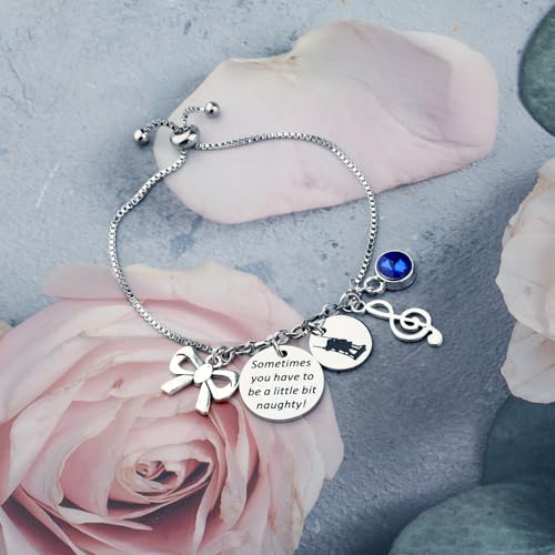 BLEOUK Matiildda Charm Bracelet The Musical Jewelry Musical Fans Gift Sometimes You Have To Be A little Bit Naughty4