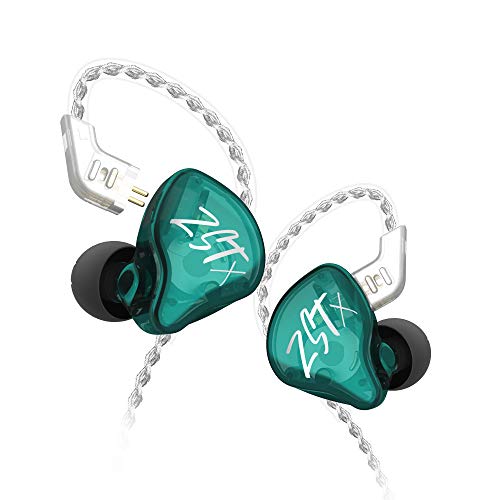 Écouteurs intra-auriculaires KZ ZST X HiFi double conducteur 1BA 1DD câble détachable