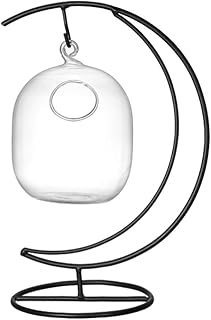 Copa de cóctel creativa Copas de martini con soporte de hierro Copa de vino transparente Copa de bebida Barra colgante Copa de bebida Cristalería for KTV Home Bar Club Negro Transparente ( Color : Tra