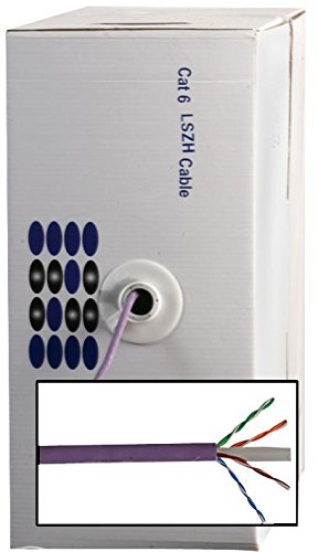Pro Power CAT6LOWS mZH Kabel sieciowy LSZH Cat6 Fioletowy 305 m