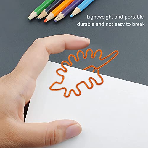 Clipes de Papel, Material Metálico de Mini Clipes de Papel Galvanizados para Classificação de Arquiv
