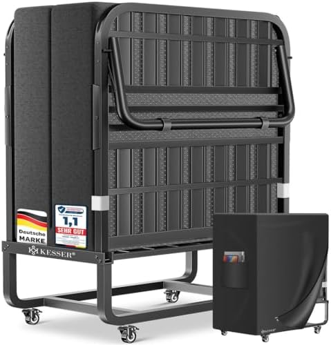 KESSER Lit de Camping Pliant avec Sac de Transport et Poche latérale 190 x 73 x 45 cm Charge maximale 150 kg Tube métallique 600D Tissu Oxford Portable Chaise Longue de Voyage KESSER Lit de Camping Pliant avec Sac de Transport et Poche latérale 190 x 73 x 45 cm Charge maximale 150 kg Tube métallique 600D Tissu Oxford Portable Chaise Longue de Voyage