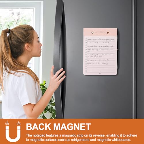 Bloc-notes ligné pour ne plus perdre son stylo grâce à la boucle élastique rose