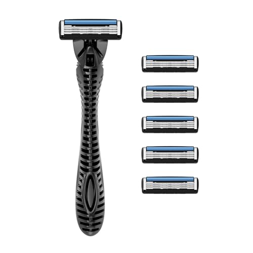 BIC Aparelho De Barbear Flex3 Hybrid 3 Lâminas Extra Suave + 5 Cargas 968722 1 Unidade Corpo Ergonôm