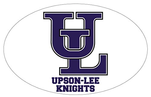 R and R Imports, Inc Upson Lee High School Knights Thomaston Georgia Sports Team 9” x 14” Jumbo Oval Mascot Magnet