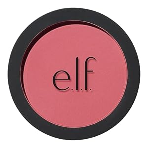 e.l.f. Primer-Infused Blush, Long-Lasting & Budge-Free Makeup, Lightweight Feel & Medium Coverage, Vegan & Cruelty-Free, Always Tempting