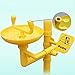 YGwnjqr Eyewash Station, 304 Stainless Steel and Abs Coating Emergency Shower Spray Wash Eyes Equipment for Industry Site, Office and Factory,