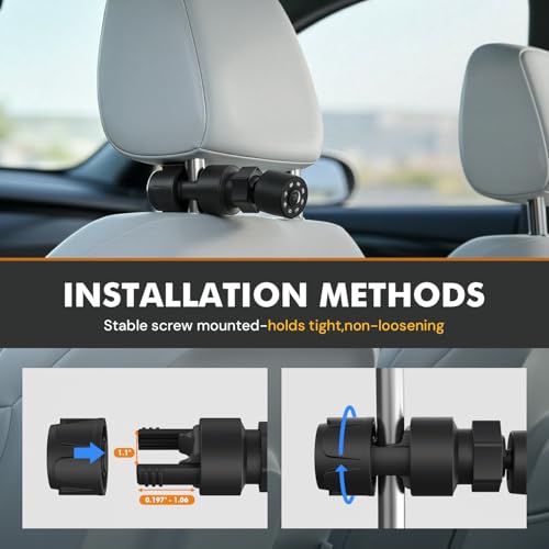 Image of Itomoro 1080P HD Baby Car Camera with Unique Adjustable Mount, Rear-Facing Infant Monitor - 4.3'' Night Vision Anti-Glare Display, 150 Wide-Angle Lens, Easy Install & 360 Rotation for Safety