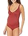 Amazon Essentials Costume da Bagno Premaman con Scollo a V Donna, Rosso Mattone,...