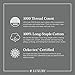 eLuxurySupply 1000 Thread Count Bed Sheet Sets - Luxurious 100% Cotton Deep Pocket Sheets - Bedding Set Includes One Flat Sheet, One Fitted Sheet & Two Pillowcases - Queen Size, Grey