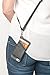 Crossbody iPhone case for Apple 5 / 5S - Black - Purse - Wearable Cell Phone Case