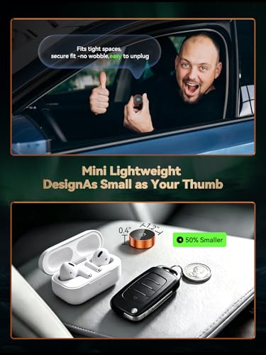 Image of 2026 Wireless CarPlay & Android Auto Adapter, 2-in-1 Mini Adapter for iPhone & Android, for USB-A /USB-C, Plug & Play, Fast Auto Reconnect, Low Latency