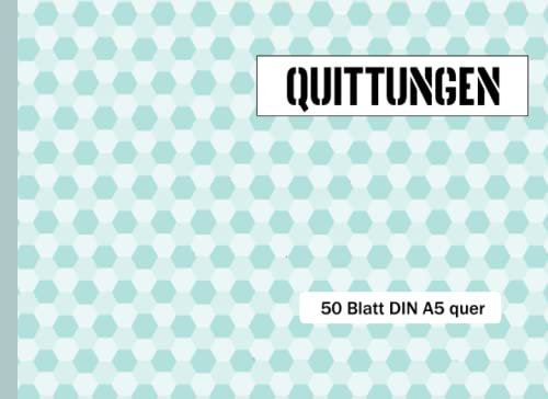 Quittungen 50 Blatt DIN A5 quer