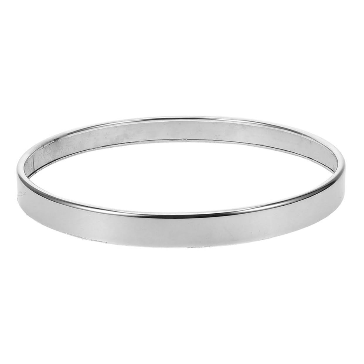 Ciieeo Silver Trash Can Press Ring Plastic Hold Down Ring for Round Trash Cans Leak Prevention Secure Fit for Home Office Kitchen Use