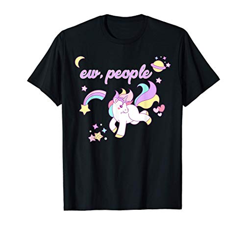 Ew People Amante Divertido del Unicornio Camiseta