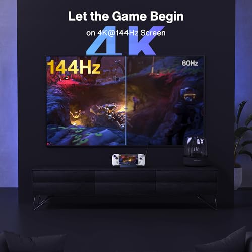Dock ROG Ally X pour Brancher Clavier Souris sur Écran HDMI 2.1 4K 144Hz