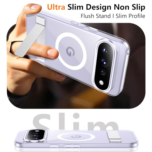 Image of SPIDERCASE Magnetic for Google Pixel 11 Case,with Stand,Clear