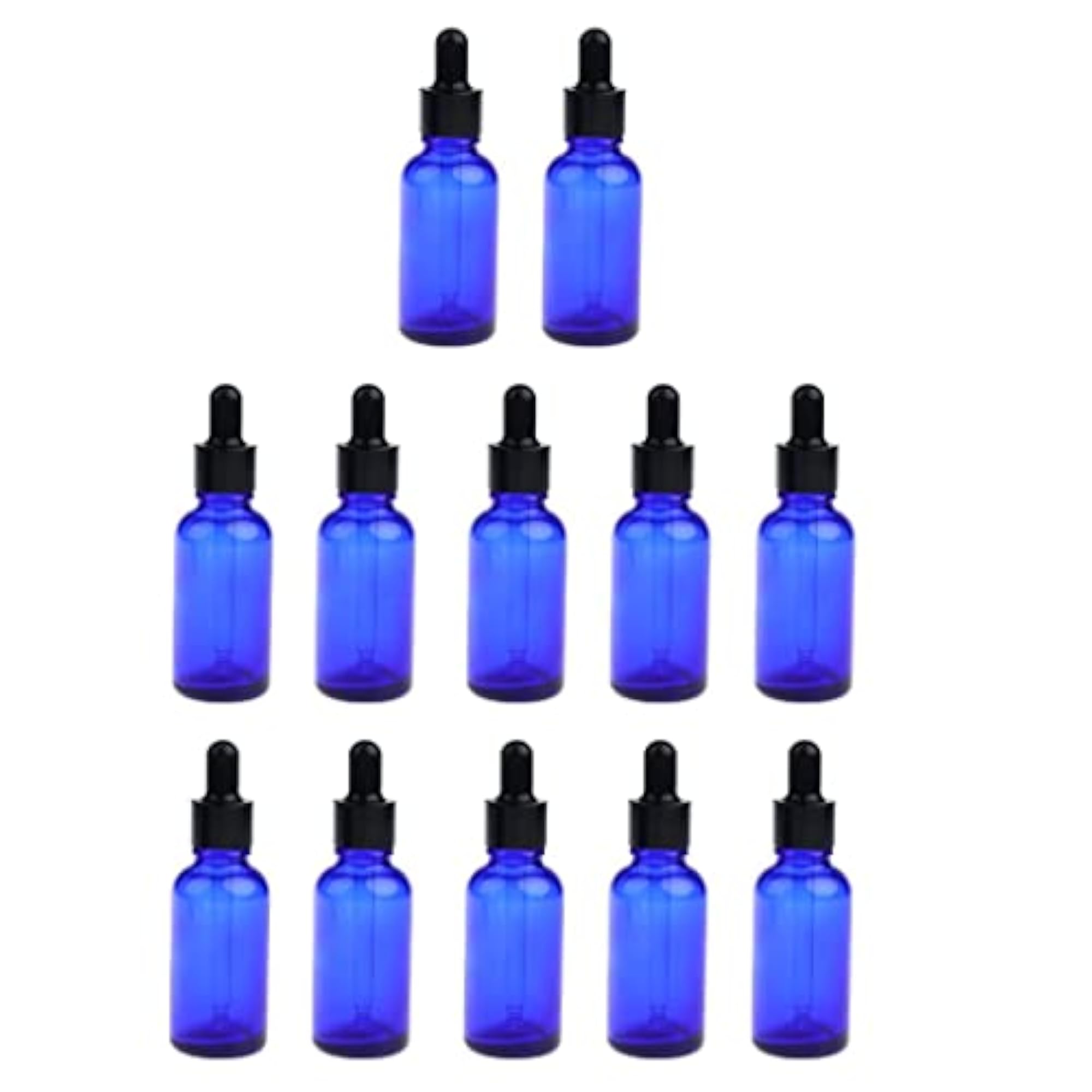 12 Pieces Empty Essential Oils Dropper Bottles for Aromatherapy
