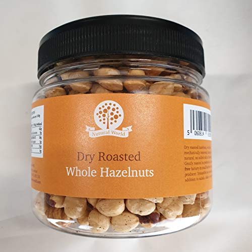 Nutural World - Noisettes entières torréfiées à sec - Non salées (500 g) Cover