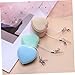 SKISUNO 4Pcs Macaron Screen Cleaning Set Heart-Shaped Touch Screen Cleaner Pendant for Eyeglasses Portable Electronic for Dust Removal