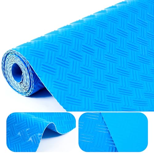eBoot Anti Slip Pool Mat, 1.3 x 20 ft Wave Patterned Grooved Wet Area Floor Mat Roll, PVC, Cuttable, Easy Clean, Protective for Swimming Pool Decks, Kitchens, Baths, Patios, Showers by EBOOT - Used condition - US$18.99