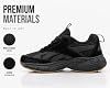 Reebok Chaos Zapatillas para Correr para Hombre, Zapatillas Atléticas Ligeras para Hombre Tallas 8 a 13 - Negro 13 4