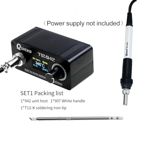 Control de temperatura preciso con la estación QUICKO DC24V T12-942 5