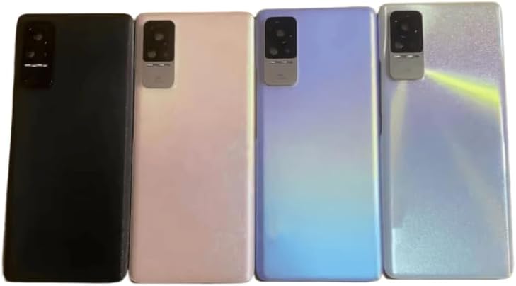 YOOOKOOO Compatible Rear Back Cover for Xiaomi Civi 1s – Battery Door Housing Replacement Part (Black with Lens)