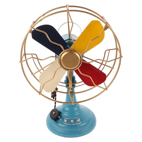 Modèle de Ventilateur de Table Vintage en Métal : Cadeau Déco Créative