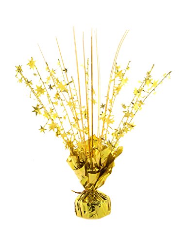 Poids pour ballon hélium étoiles or 250 gr - Doré - Taille Unique