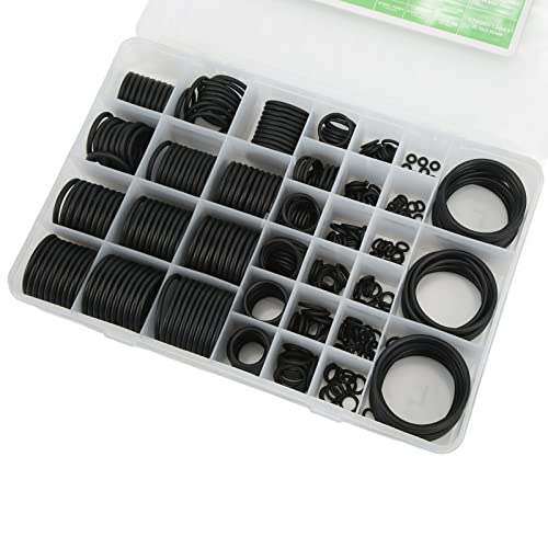 Kit de Sortimento de Anel Em O Aramox, Kit de VedaçãO de Anel Em O de 435 PeçAs de Borracha Resisten