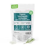 SHROOMY Leerkapseln HPMC – Größe 0 – vegan & transparent – 250 Stück