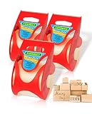 Clear Packing Tape-3 Packs Heavy Duty Packing Tape for Moving Boxes-Noiseless Moving Tape with Dispe