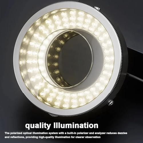 Lampe Annulaire LED Polarisée IL37 PRATYAHARA Anti-Reflet pour Microscope