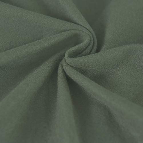 Image of Easy-Going 4 Pieces Oversized Stretch Couch Cover for Dogs Washable | Sectional Sofa Slipcover for 3 Separate Cushion Couch - Elastic Furniture Protector for Pets, Kids Greyish Green