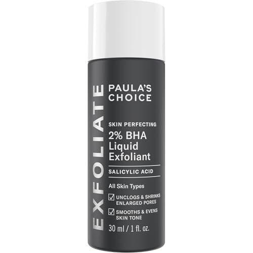 Paula’s Choice SKIN PERFECTING 2% BHA Liquid Salicylic Acid Exfoliant-Facial Exfoliant for Blackheads, Enlarged Pores, Wrinkles & Fine Lines