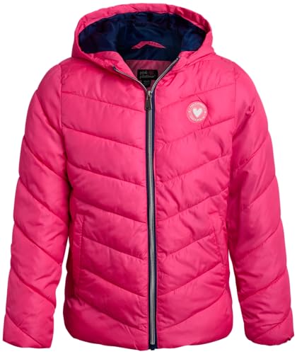 Pink Platinum Girls Puffer Jacket - Full Zip Up Quilted Hooded Winter Coat and Solid Packable Jacket for Girls (Sizes: 7-16)