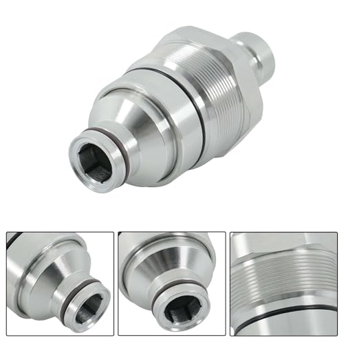 Image of GXYWADY Thread Diameter Hydraulic Male Flat Face Quick Coupler 373-6967 Replacement for 226D 262D 279D 299D