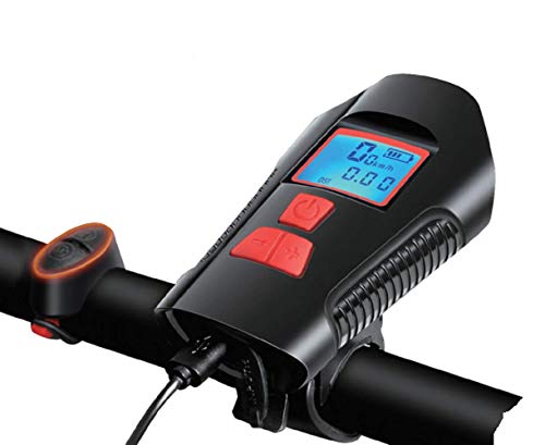 PiAEK - Lampada LED per bicicletta, impermeabile