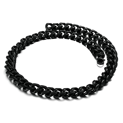 Collier chaîne acier inoxydable homme anti-noircissement or argent