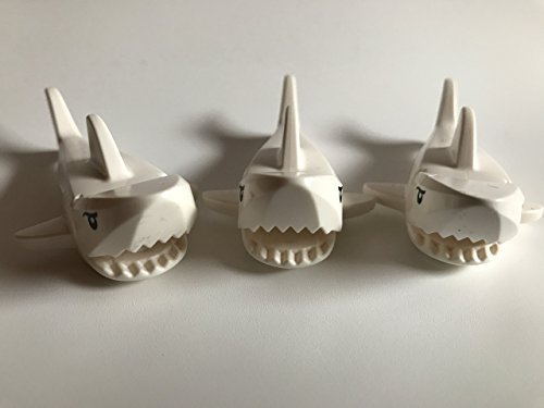 Preisvergleich Produktbild LEGO 3 weiße Haie / 3 x weißer Hai