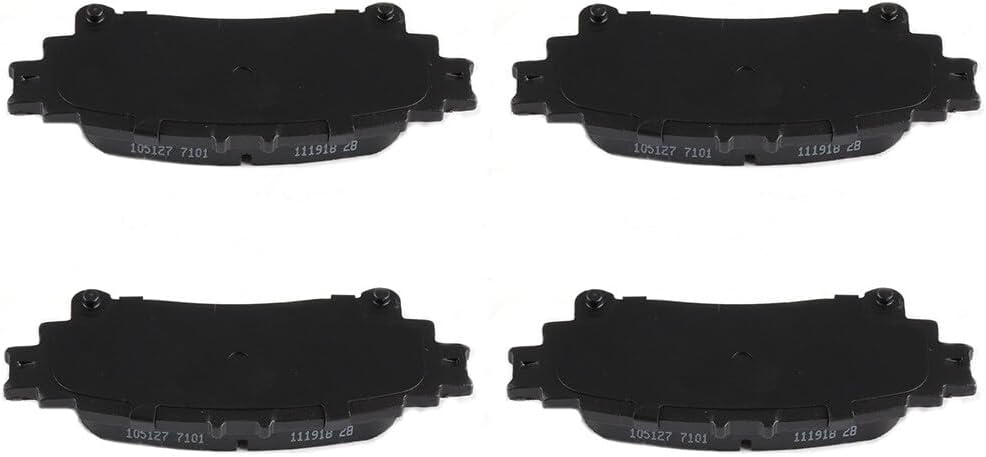 LSAILON [D1391] Rear Ceramic Disc Brake Pads Set For Lexus RX350 2010-2015,For Toyota For Highlander 2014-2019,For Toyota For Sienna 2011-2019 [4PCS]