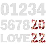🍰【Juego completo : 0-8 y LOVE】 El producto contiene plantillas de pastel de Números 0-8 y las 4 letras de LOVE de plantillas para tartas de alfabeto, en 2 estilos para satisfacer las necesidades de todas las edades y se pueden combinar y emparejar libremente, como la edad, el año, LOVE, etc. (9 y 6 plantillas comunes). Con estas Molde De Pastel De Números podrá crear fácilmente la tarta deseada para cumpleaños, bodas, fiestas, etc. Son muy prácticas.