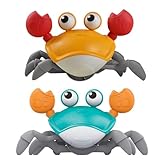 Melhores Brinquedos para 1 ano a 2 anos de 2025 20 Caranguejo Fujao (pega) Eletronico Brinquedo com Sensor de Obstaculos, Musica Interativo A Pilha...