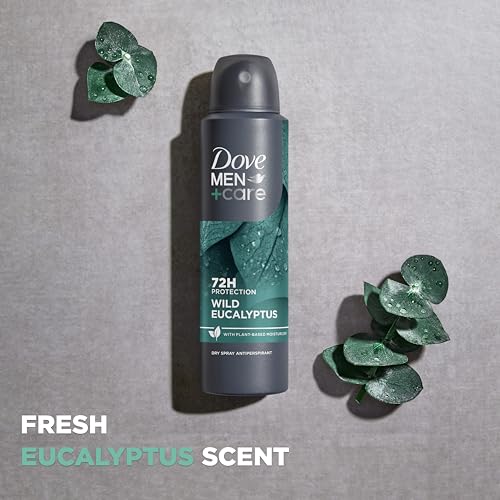 Dove Men+Care Antiperspirant Dry Spray 72H Protection Eucalyptus + Birch With a Plant-Based moisturizer 3.8 OZ - image 6