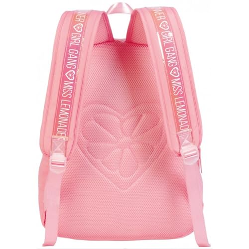 Mochila de Costas Escolar Letras Marshmallow Lemonade